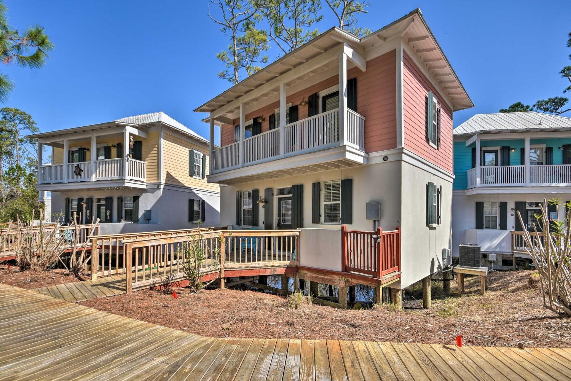 Beverly Bungalow Easy Walk To Seagrove Beach 산타로사 비치 외부 사진